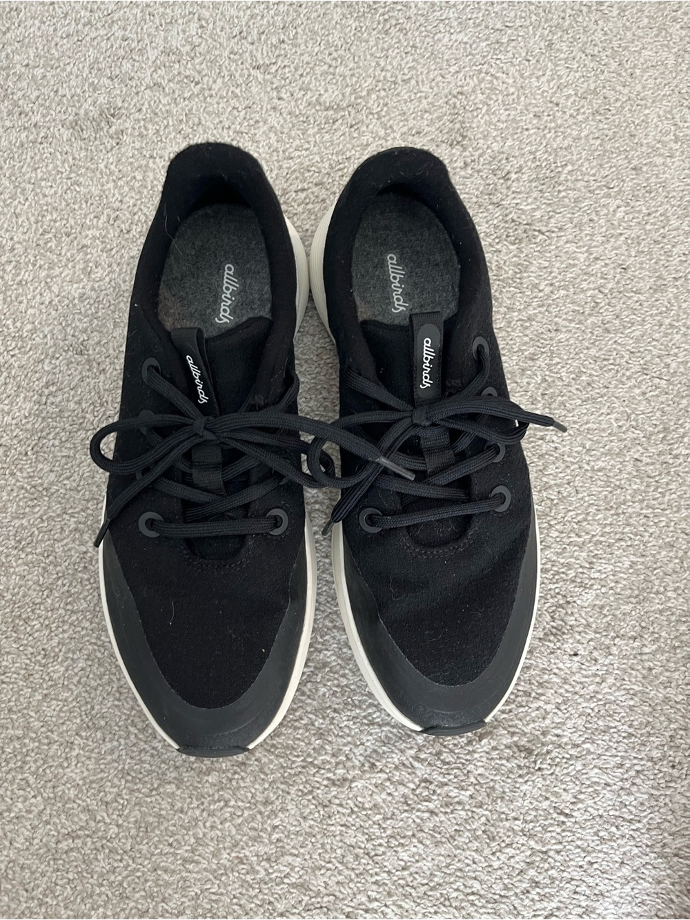 Allbirds Men's Runner Protect Shoe Size 11 Black White